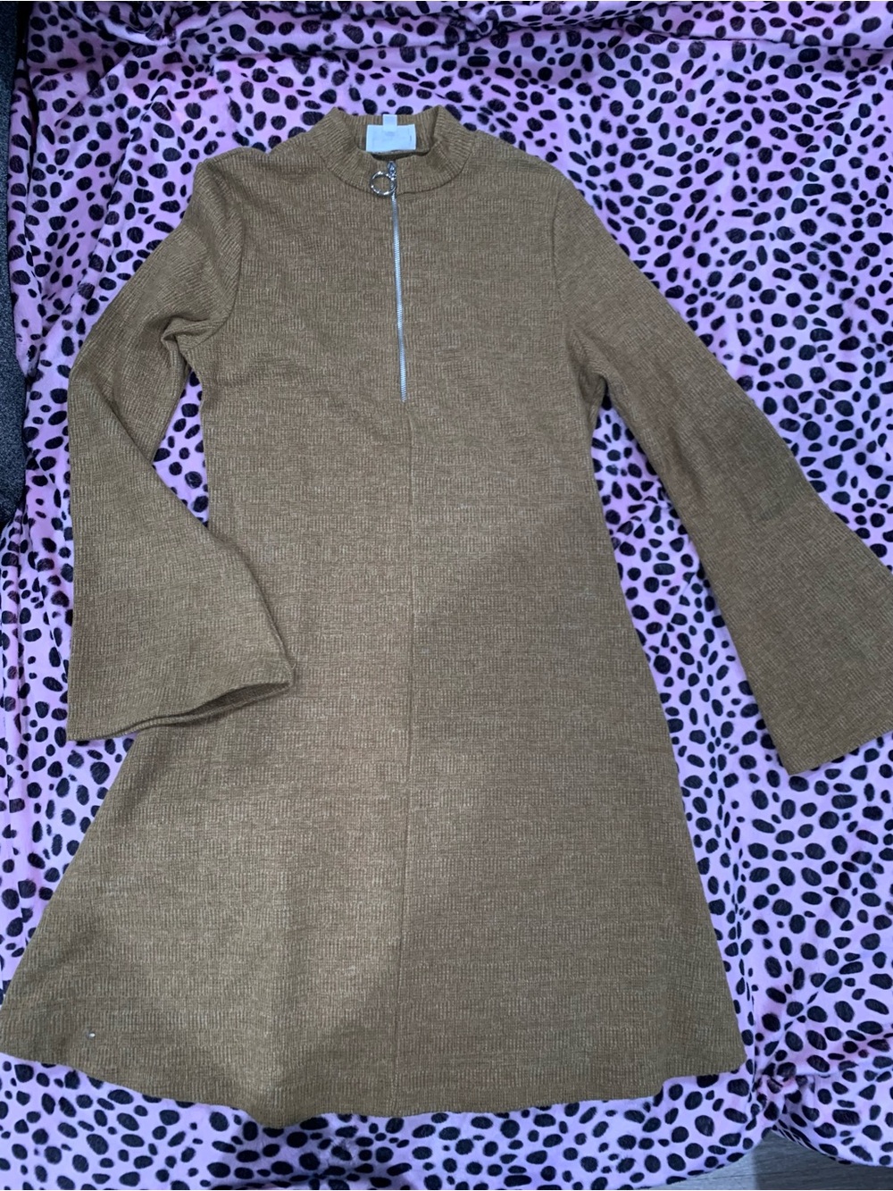 Bell Sleeve Midi Dress